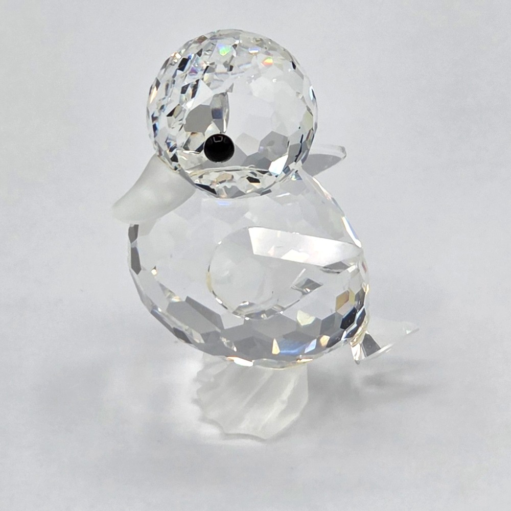 Swarovski Crystal Mini Standing Duck Figurine # 7666 Retired